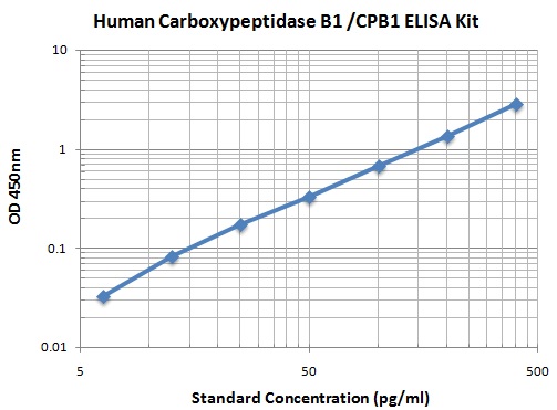 Typical Data Standard Curve